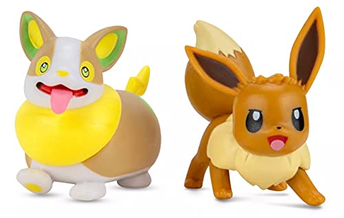 Pokemon - Figura de Batalla W7 - Eevee & Yamper (PKW0127)