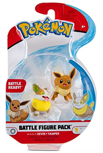 Pokemon - Figura de Batalla W7 - Eevee & Yamper (PKW0127)