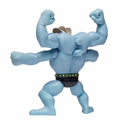 Pokemon Figura de Machomei Machamp de 11,4 cm Pokémon - Última Ola 2021 - Producto Oficial de Pokémon - Detalles dinámicos