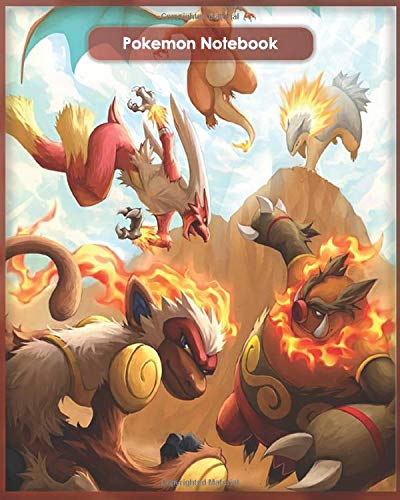 Pokemon Notebook: Fire Pokemon Journal