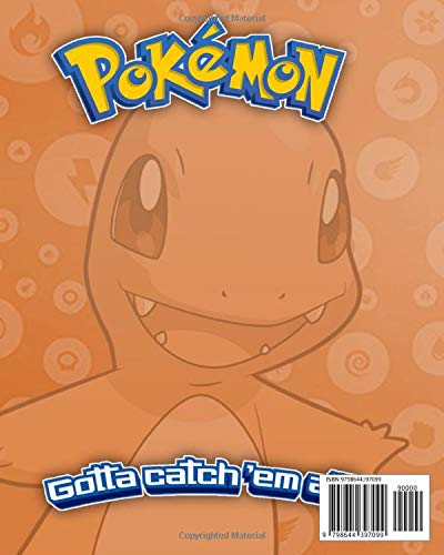 Pokemon Notebook: Pokemon Gen 1 No. 004 Charmander Journal