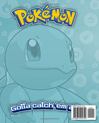 Pokemon Notebook: Pokemon Gen 1 No. 007 Squirtle Journal