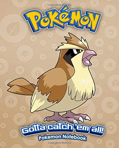 Pokemon Notebook: Pokemon Gen 1 No. 016 Pidgey Journal