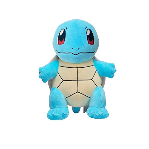 Pokemon- Peluche Gigantes Squirtle Schiggy Nueva Juguetes 2021-Pokemon Licencia Oficial, Multicolor, 30 cm (Boti BO37956)