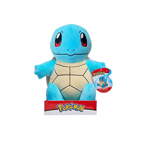 Pokemon- Peluche Gigantes Squirtle Schiggy Nueva Juguetes 2021-Pokemon Licencia Oficial, Multicolor, 30 cm (Boti BO37956)