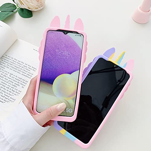 Pop it Case para Samsung Galaxy S9 Plus, Unicorn Bubble Fidget Funda de Silicona para teléfono Funda Protectora Suave con cordón para Samsung Galaxy S9 Plus - Arcoíris