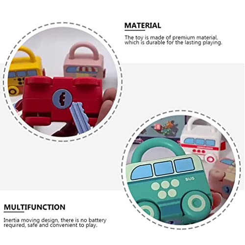 POPETPOP 2 Unids Dibujos Animados Tull Back Cars Push and Go Coche Toddler Toy Friction Powered Cars Kids Early Educational Vehículos Regalo (Estilo Aleatorio)