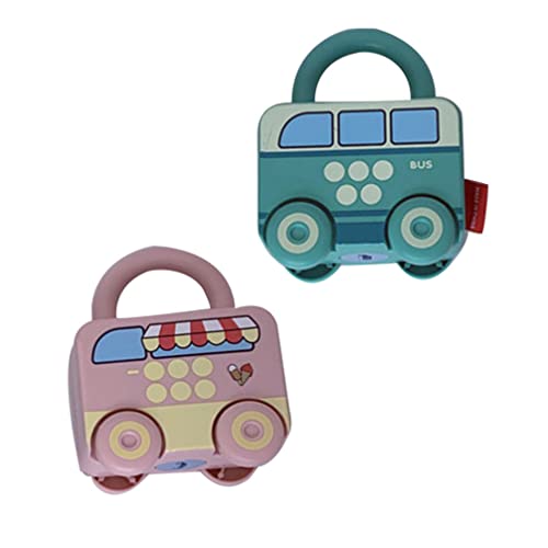 POPETPOP 2 Unids Dibujos Animados Tull Back Cars Push and Go Coche Toddler Toy Friction Powered Cars Kids Early Educational Vehículos Regalo (Estilo Aleatorio)