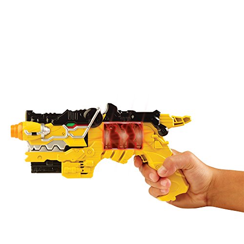 Power Rangers Dino Charge - Juguete Morpher DX con Luces, Color Amarillo (Bandai R42000)