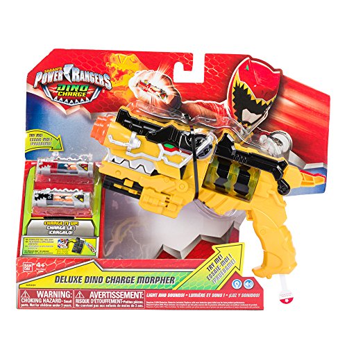 Power Rangers Dino Charge - Juguete Morpher DX con Luces, Color Amarillo (Bandai R42000)