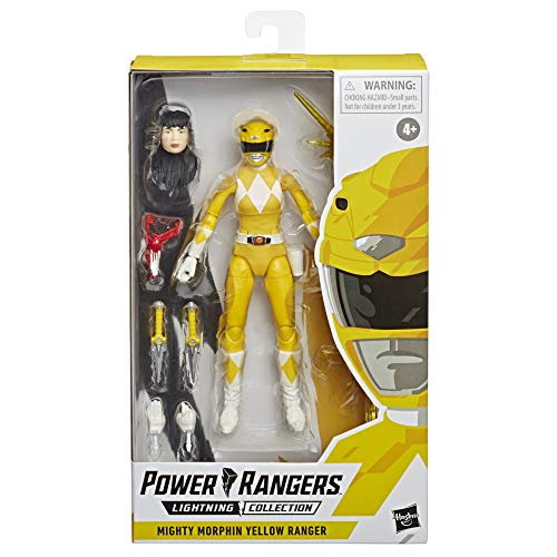 Power Rangers- Figura Ranger, Color Amarillo (Hasbro E8654ES0)