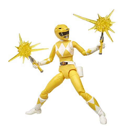 Power Rangers- Figura Ranger, Color Amarillo (Hasbro E8654ES0)