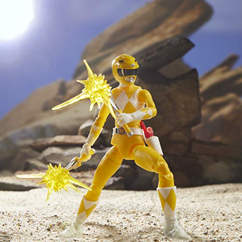 Power Rangers- Figura Ranger, Color Amarillo (Hasbro E8654ES0)