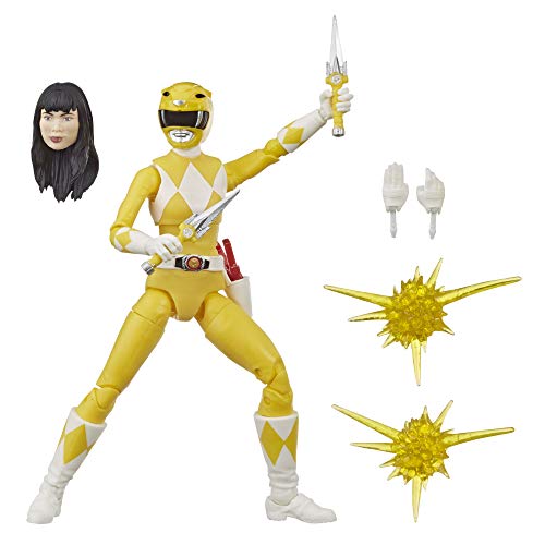 Power Rangers- Figura Ranger, Color Amarillo (Hasbro E8654ES0)