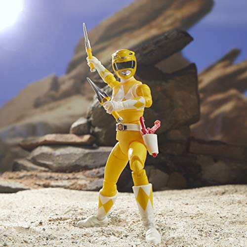 Power Rangers- Figura Ranger, Color Amarillo (Hasbro E8654ES0)