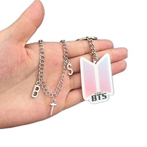 PPX Corea K-Pop Bangtanboys BTS Llavero Colgante y Llavero y Brecelet con Caja Transparente