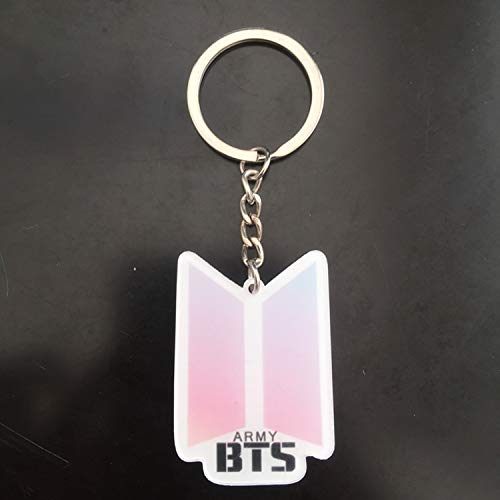 PPX Corea K-Pop Bangtanboys BTS Llavero Colgante y Llavero y Brecelet con Caja Transparente