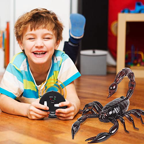 Pratvider Scorpion Toys para niños - Control Remoto Animales Infrarrojos Scorpion Scary Trick Prank Insecto Innovador Mock Bugs Modelo de Juguete para Fiestas navideñas