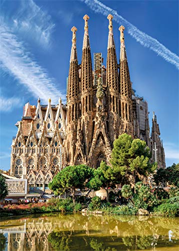 Premium Collection Sagrada Familia View, Barcelona 1000 pcs Puzzle - Rompecabezas (Barcelona 1000 pcs, Puzzle rompecabezas, Ciudad, Niños y adultos, Niño/niña, 12 año(s), Interior)