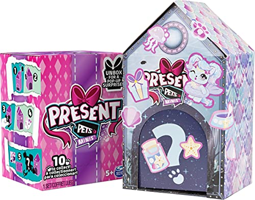 Present Pets 6059467 Minis, 7,6 cm Sorpresa de Peluche Coleccionable (el Estilo Puede Variar), Juguetes para niños para niñas de 5 años en adelante