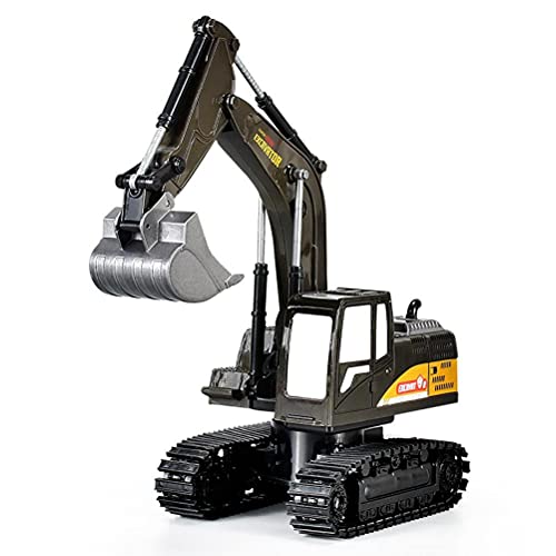 Prevessel Control remoto excavadora juguete construcción vehículo RC tractor camiones juguetes regalos para niños niñas niños