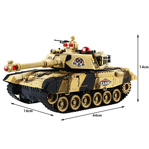 Pro Metal Tracks 2.4 Ghz Emulational Británica Challenger 2 Carros De Combate Alemanes RC De Humo Y De Efectos De Sonido RC Tanque Con El Cable De Carga Del Tanque De Control Remoto Tiger Juguetes,B