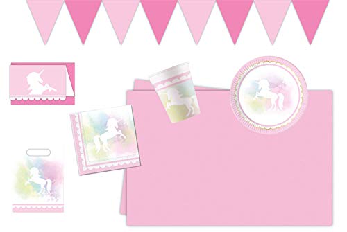 Procos 10118516 Party Set Unicornio Believe In Unicorn