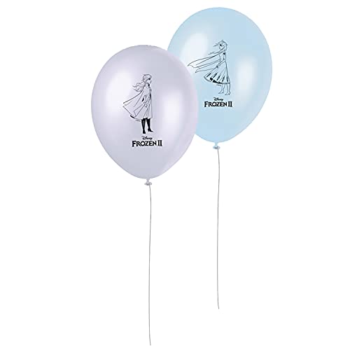 Procos 91133 Frozen 2 - Globos de látex (8 unidades, diámetro 21 cm), diseño de Frozen