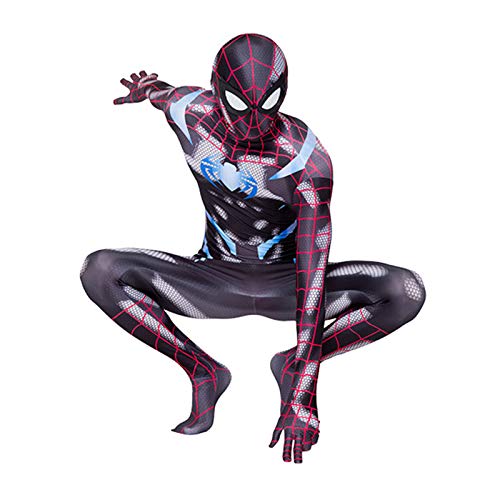 PS4 Spider-Man Lycra Medias, súper héroe Cosplay Mono, niños Adultos Cosplay Disfraces de Halloween Juego Apretado Juego de rol de Anime,PS4-Adult M(155~165cm)