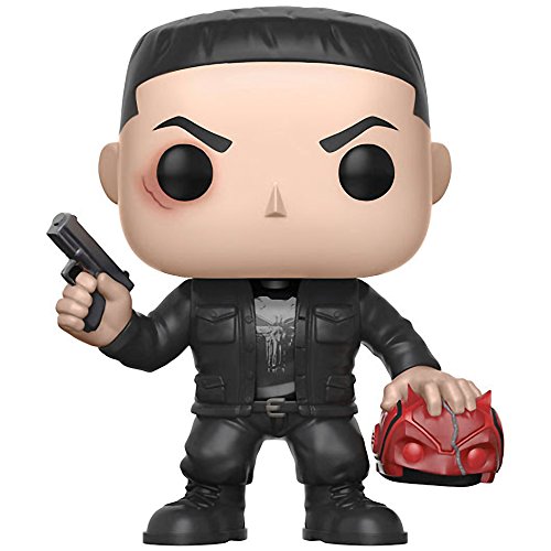 Punisher (Chase Edition): Daredevil x Funko POP! Marvel Vinyl Figure & 1 PET Plastic Graphical Protector Bundle [#216 / 11092 - B]