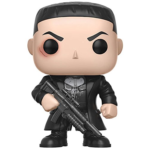 Punisher: Daredevil x Funko POP! Figura de vinilo Marvel y 1 paquete protector gráfico de plástico PET [#216/11092 - B]