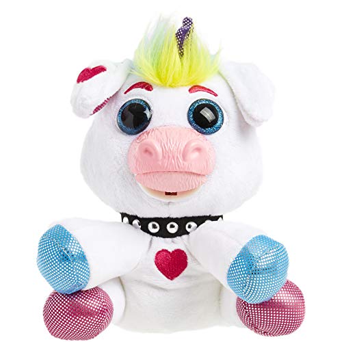 Punkymals Peluche Interactivo para Niños Animales, 6 Peluches con Sonidos y Movimientos Mascotas para Coleccionar, con SID Roxy Ramona Iggy y Bowie Pilas Incluidas, Regalos Divertidos Niños (Blink)