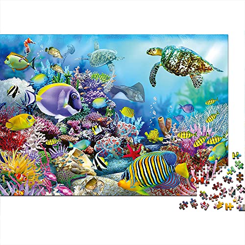 Puzzle 1000 Piezas Rompecabezas de Papel de Arrecife de Coral Rompecabezas de Moda decoración de cumpleaños 26x38cm