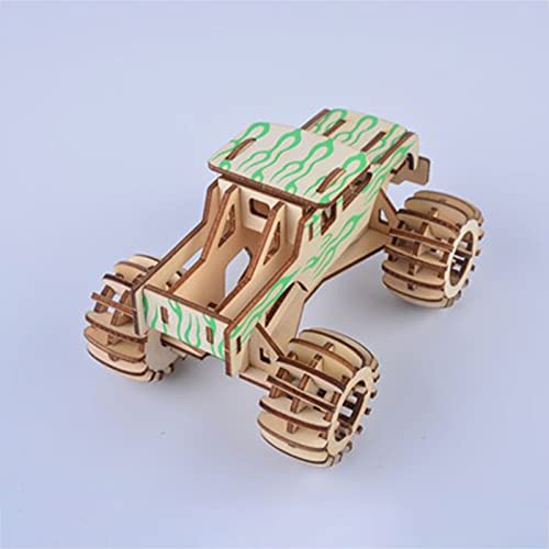 Puzzle de madera 3D Hot Rod modelo de coche kit para construir, muy detallado y resistente, rompecabezas de madera 3D, mecánico