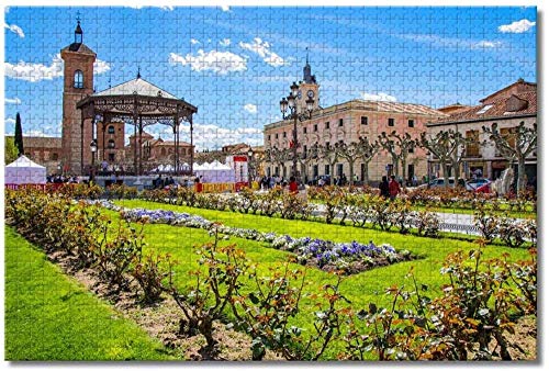 Puzzle- España Palacio Arzobispal Alcalá de Henares Rompecabezas para Adultos Niños 1000 Piezas Juego de Rompecabezas de Madera para Regalos Decoración del hogar