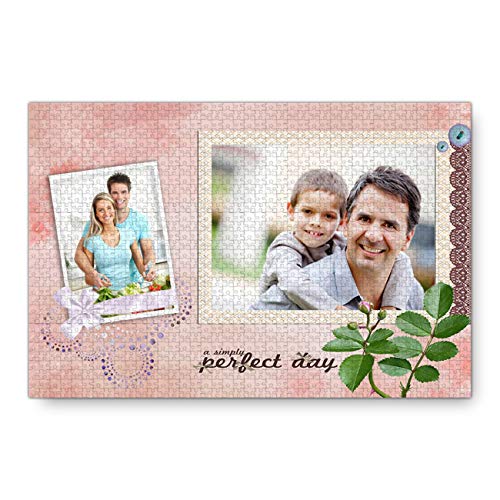 Puzzle Personnalisé Photo Jigsaw Puzzle Photo Famille Jigsaw Puzzle Adulte Jigsaw Puzzle Enfants Puzzle 1000 Jigsaw Puzzle Cadeau D'Anniversaire De Noël(Estilo 4 1000 Piezas 20IN * 30IN)