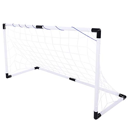 PYMQSM Kit de Puerta de portería de fútbol para niños Plegable al Aire Libre con Juguetes de Entrenamiento de Bomba de Bolas