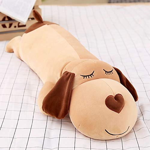 QFdd Almohada De Mujer Embarazada,Refuerzos, Muñeca De Almohadas,Almohada para Dormir Peluche Cojín Tapizado Peluche Peluches Perro 3 Tamaños