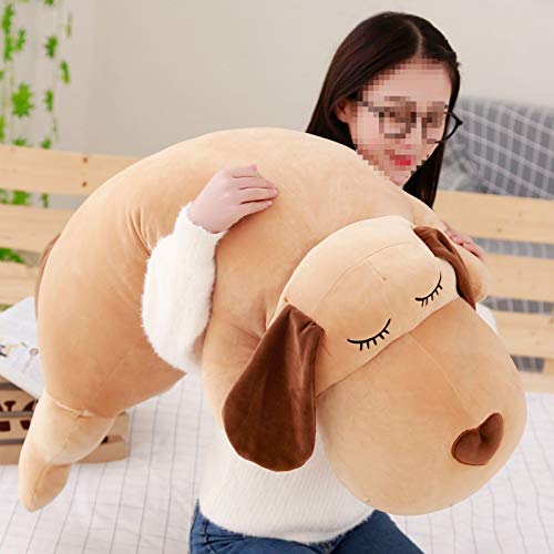 QFdd Almohada De Mujer Embarazada,Refuerzos, Muñeca De Almohadas,Almohada para Dormir Peluche Cojín Tapizado Peluche Peluches Perro 3 Tamaños