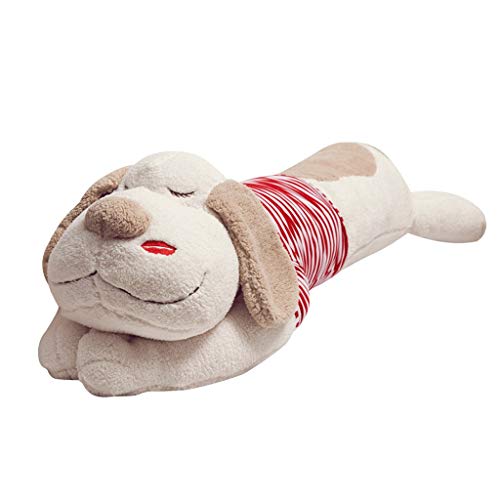 QFdd Almohada para Dormir,Almohada De Mujer Embarazada,Felpa Suave Juguete,Almohadas De Lectura,Cojín Relleno Tapizado Peluches Peluches Perro 3 Tamaños