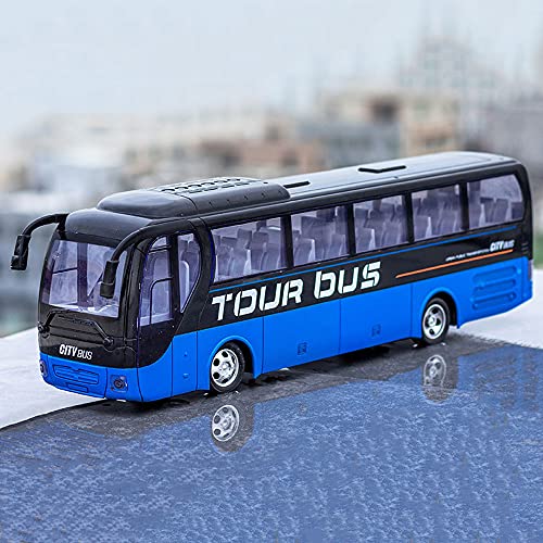 QHYZRV Bus grande Bus de control remoto Bus Bus de viaje Bus recargable Bus de campus Bus de simulación Bus eléctrico Hobby Coche de juguete 2.4GHz Coche deportivo recargable RC Boy Girl Niño Adulto R