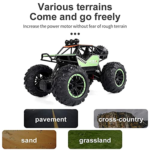 QHYZRV RC Cars 1:20 Scale Metal Shell Alloy RC Car, Control Remoto Off Road Monster Trucks Cars para Niños, High Speed ​​Racing Car 2.4Ghz Hobby Vehículos Juguetes Regalos