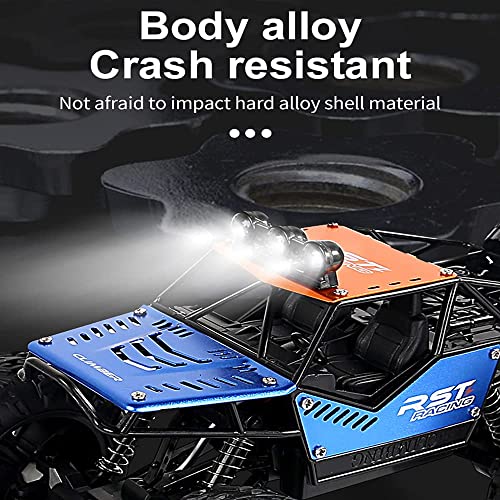 QHYZRV RC Cars 1:20 Scale Metal Shell Alloy RC Car, Control Remoto Off Road Monster Trucks Cars para Niños, High Speed ​​Racing Car 2.4Ghz Hobby Vehículos Juguetes Regalos