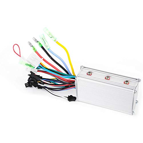 Qiilu 24V-48V Panel de Pantalla LCD Resistente al Agua Kit de Controlador sin escobillas de Scooter de Bicicleta eléctrica(24V/36V 350W)