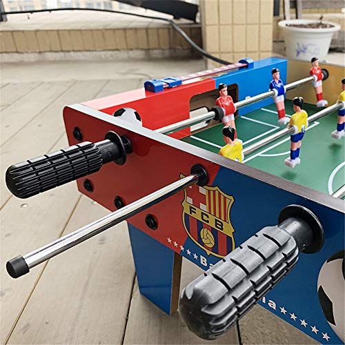 QinWenYan Futbolín Futbolín Mesa de Juego de fútbol for Adultos y niños Mini portátil de Mano de recreo de fútbol Mesa de futbolín Competencia Juegos de Mesa Juegos de Mesa