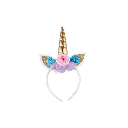 QIUBITE Unicornio Ropa para niños Vestido de princesa Fiesta infantil para niñas Cosplay Carnaval Fiesta de cumpleaños Diadema de unicornio