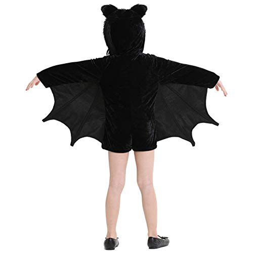 Qiuge Palo de vampiro ropa for el traje de Halloween de los niños y las mujeres escenario de funcionamiento de ropa Cosplay, tamaño: M, busto: 90cm, largas de la ropa: 70 cm, altura sugerida: 135-150c