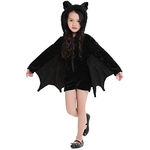 Qiuge Palo de vampiro ropa for el traje de Halloween de los niños y las mujeres escenario de funcionamiento de ropa Cosplay, tamaño: M, busto: 90cm, largas de la ropa: 70 cm, altura sugerida: 135-150c