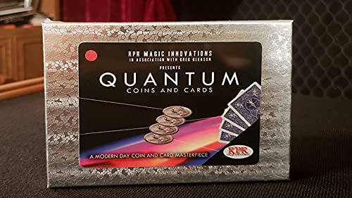 Quantum Coins (Euro 50 Cent Red Card) Gimmicks and Online Instructions by Greg Gleason and RPR Magic Innovations