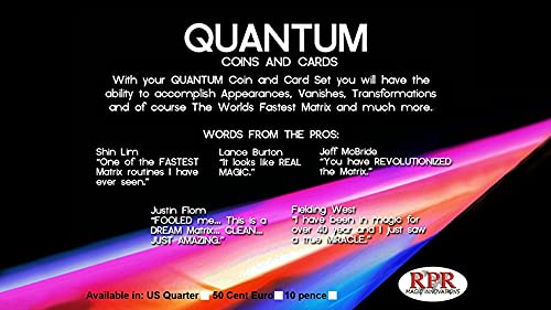 Quantum Coins (Euro 50 Cent Red Card) Gimmicks and Online Instructions by Greg Gleason and RPR Magic Innovations